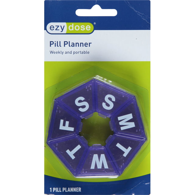 Ezy Dose 7 Sided Pill Reminder Medium