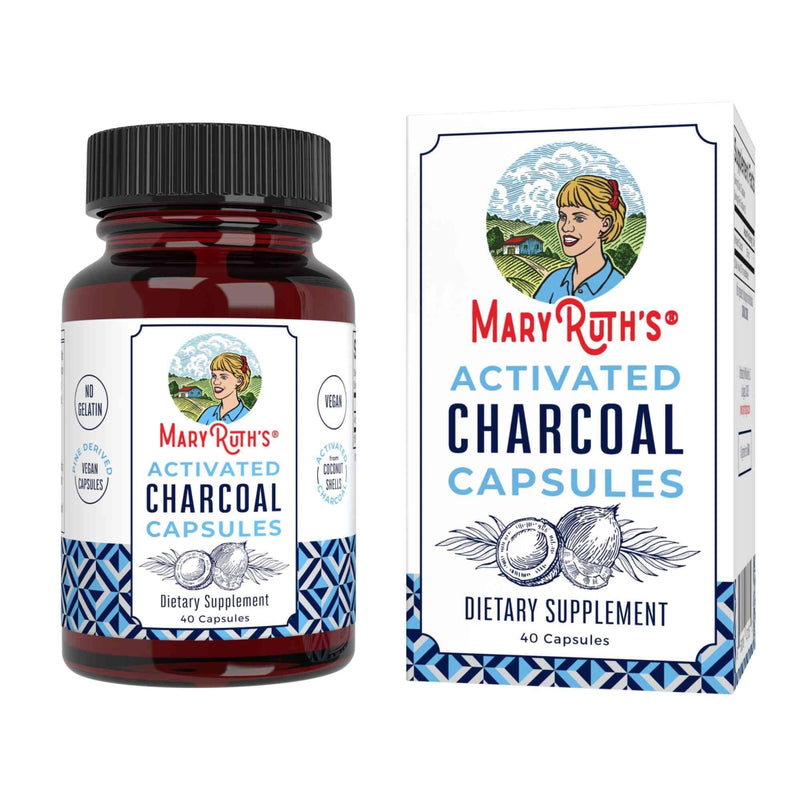 Mary Ruth's Organics Activated Charcoal 40 Capsules