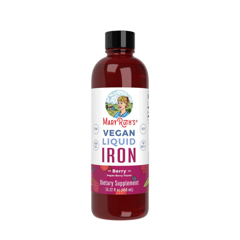 Mary Ruth's Vegan Liquid Iron Supplement Berry 15.2 fl oz
