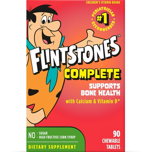 Flintstone Complete Support Multivitamin Gummies 90ct