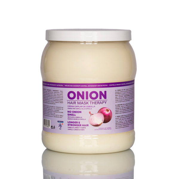 Terapia de mascarillas para el cabello de cebolla de M&E 10.58 oz