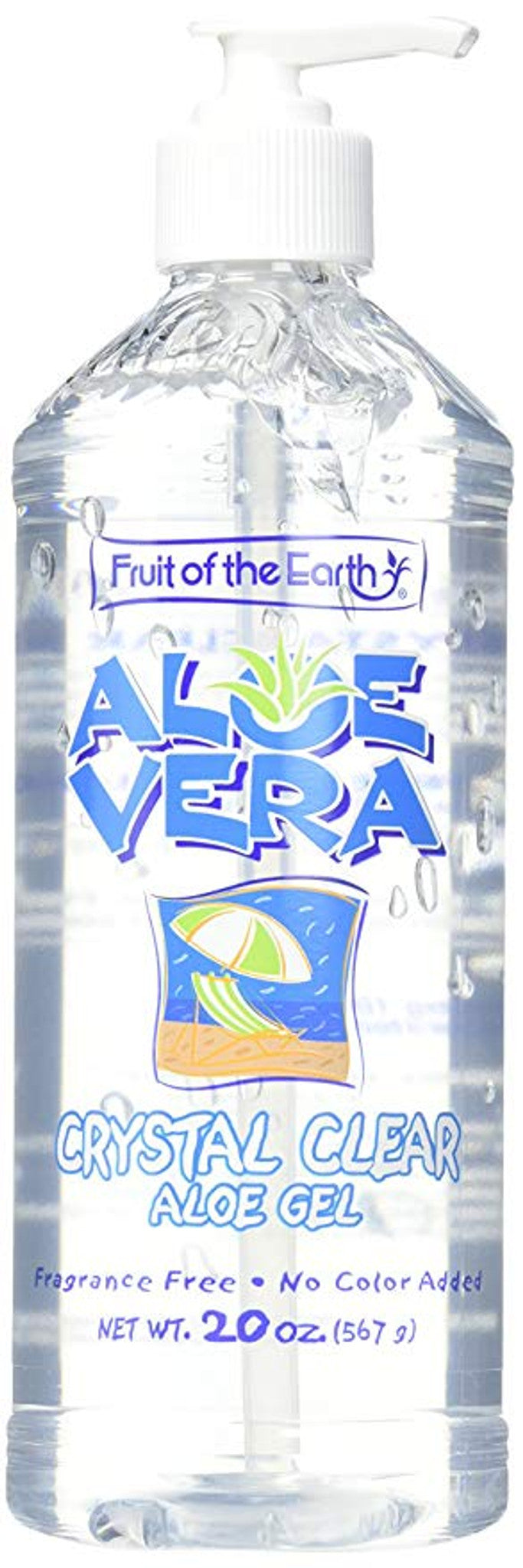 FRUIT OF THE EARTH ALOE VERA CRYSTAL GEL 20 Oz