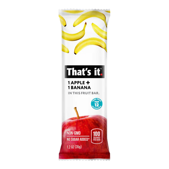 That's it, Fruit Bar , 1.2 Ounce, 100 calories