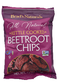 Brad's Natural Kettle Cooked Beetroot Chips 1.5oz