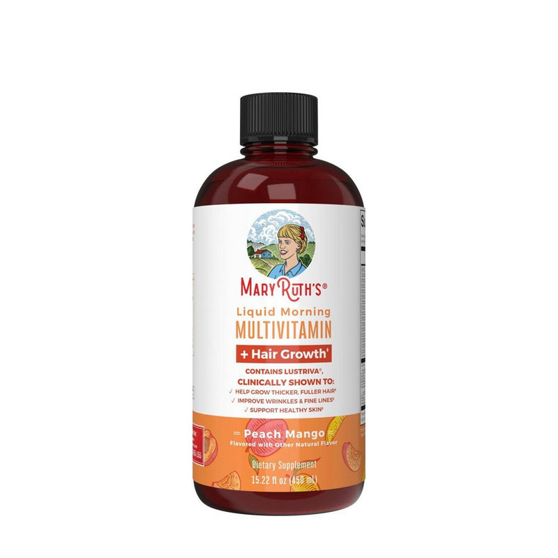 MaryRuth Organics Liquid Multivitamin + Hair Growth Biotin 10000mcg 15 fl oz
