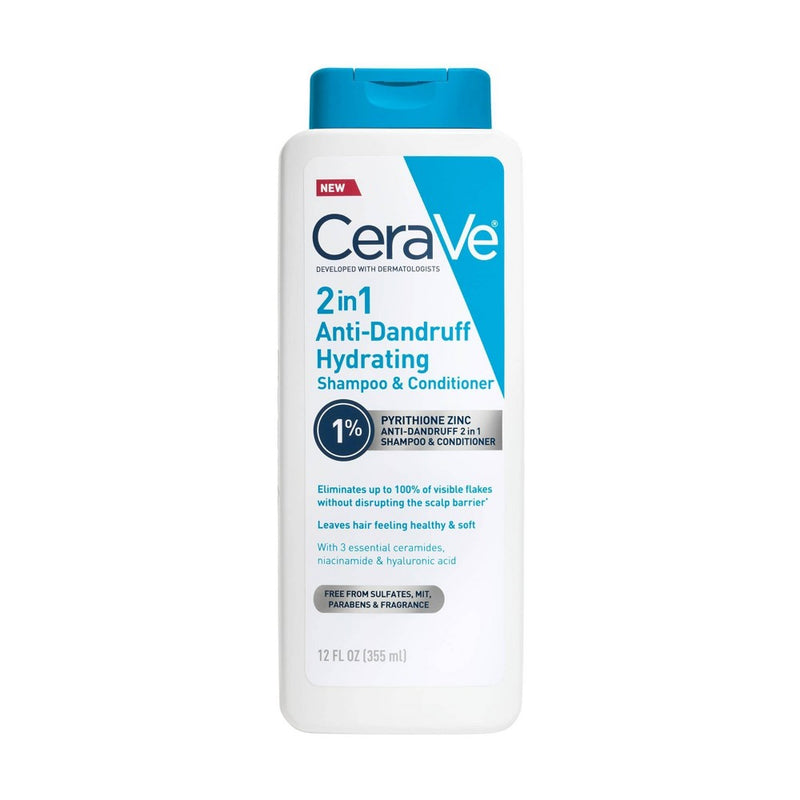 CeraVe Anti-Dandruff 2-in-1 Shampoo & Conditioner - 12 fl oz