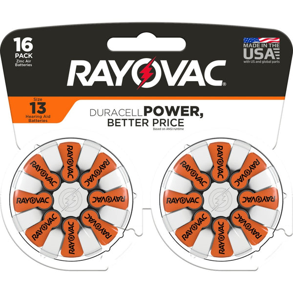Rayovac Size 15 Hearing Aid Batteries 16ct