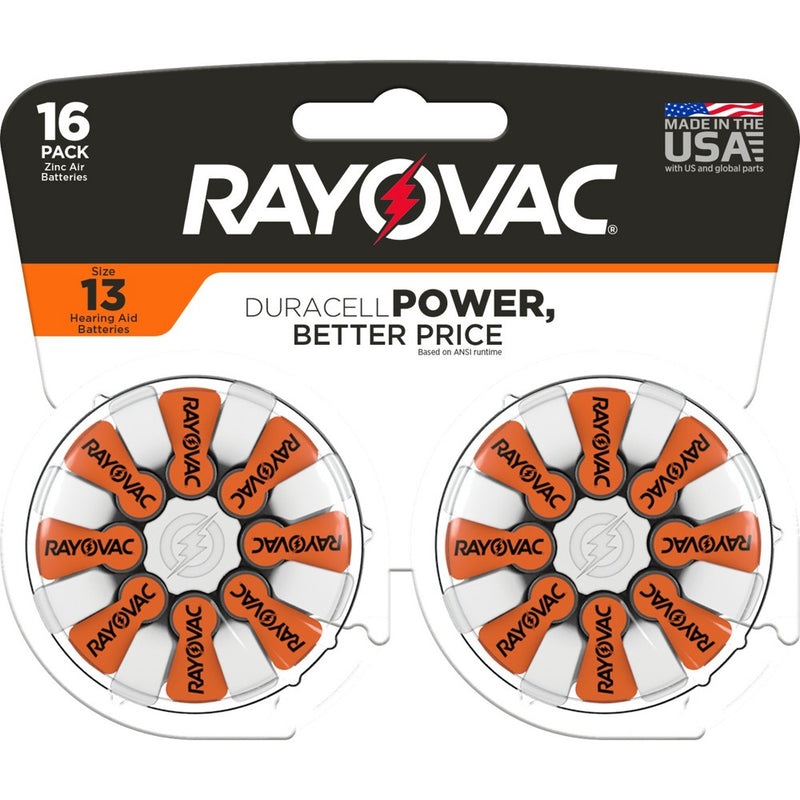 Rayovac Size 15 Hearing Aid Batteries 16ct