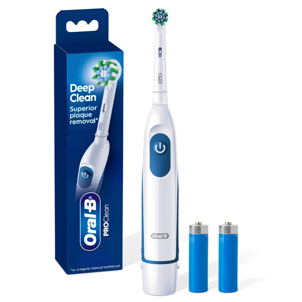 Oral-B ProClean Battery Electric Toothbrush - Deep Clean White