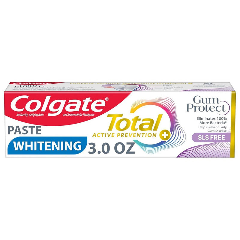 Colgate Total Active Prevention Gum Protect Whitening Toothpaste - Mint - 3.0oz