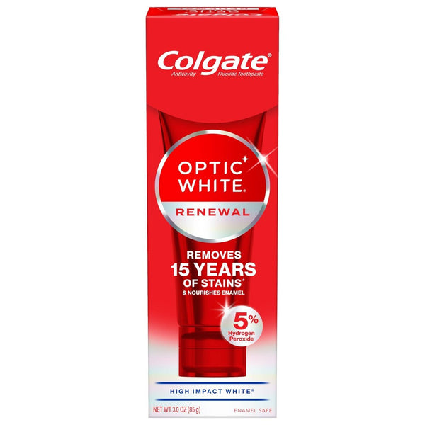 Colgate Optic White Renewal Teeth Whitening Toothpaste - High Impact White - 3.0oz