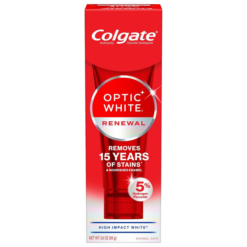 Colgate Optic White Renewal Teeth Whitening Toothpaste - High Impact White - 3.0oz