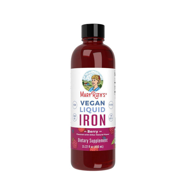 Mary Ruth's Vegan Liquid Iron Supplement Berry 15.2 fl oz