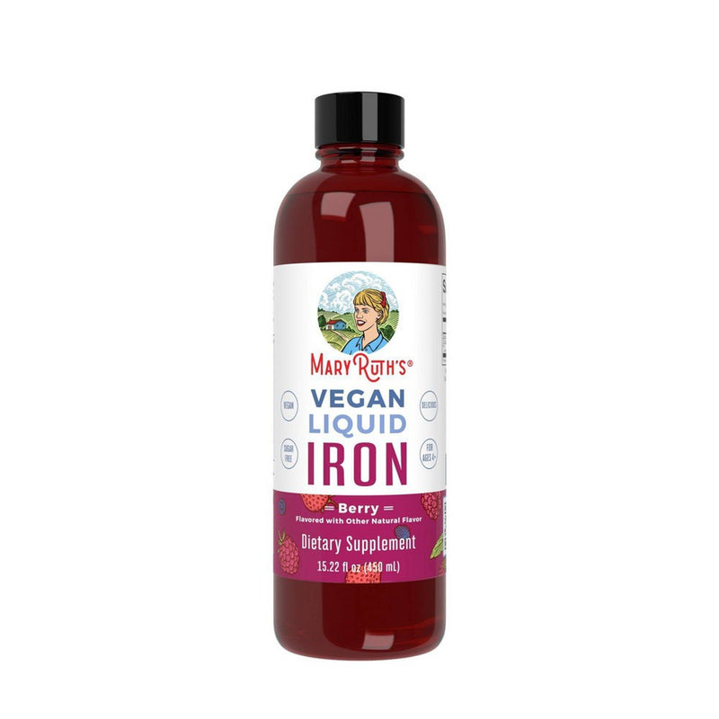 Mary Ruth's Vegan Liquid Iron Supplement Berry 15.2 fl oz