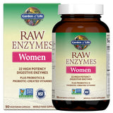 Garden of Life RAW Enzymes Probiotics Capsules for Women, Vegetarian, 90 Ct