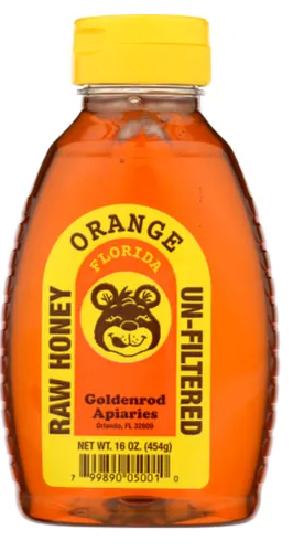 Goldenrod Apiaries Florida Raw Orange Honey Un-Filtered
