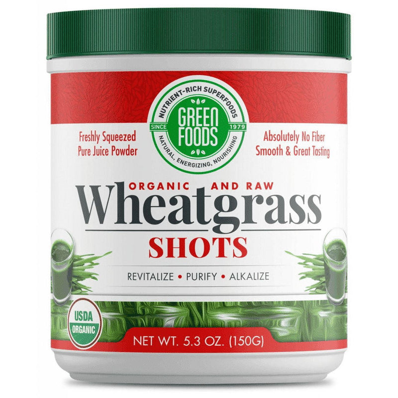 Green Foods Wheat Grass Shots Powder 5.3oz