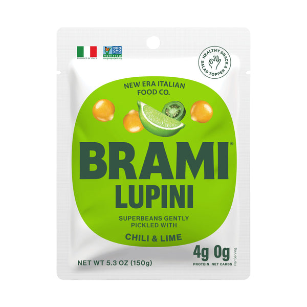 Brami Lupini Snack Bean Chile and Lime, 5.3 oz