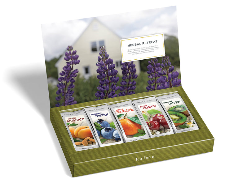 Tea Forte Single Steeps Herbal Retreat 15 Pouches