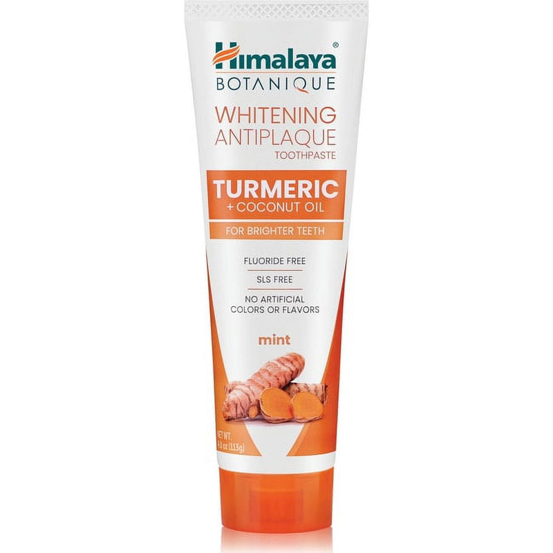 Himalaya Botanique Whitening Toothpaste Turmeric & Coconut Oil 4oz