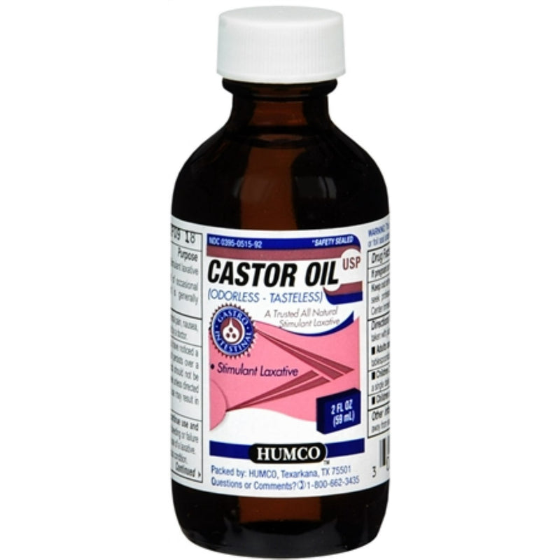 Humco Castor Oil USP Odorless 2oz