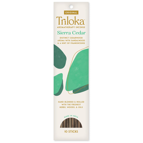 Triloka Incense Sierra Cedar 10ct