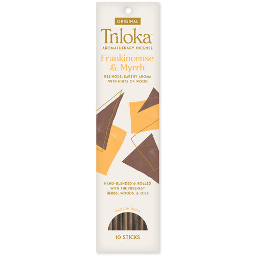Triloka Incense Frankincense & Myrrh 10ct