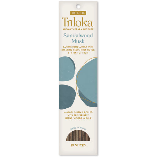 Triloka Incense Sandalwood Musk 10ct