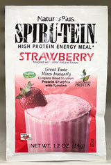 Natures Plus Spirutein Strawberry Pack 1.2Oz