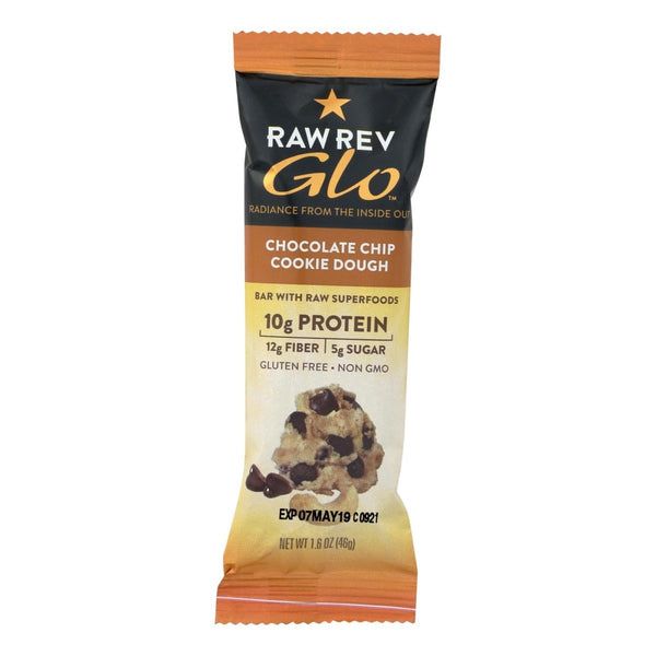 Raw Rev Glo Bar Chocolate Chip Cookie Dough 1.6oz