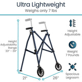 Vive Health Compact Airframe Walker Grey MOB1088GRY