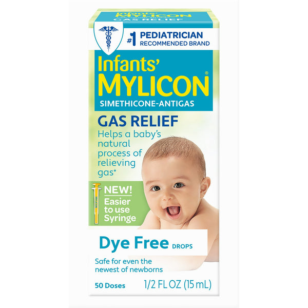 Mylicon Mylicon Gas Relief Drops & Syringe Dye Free 0.5oz