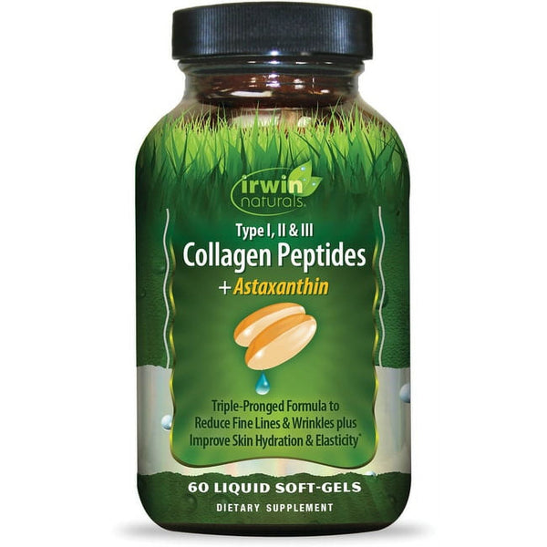 Irwin Naturals Collagen Peptides & Astaxanthin Softgels 60ct