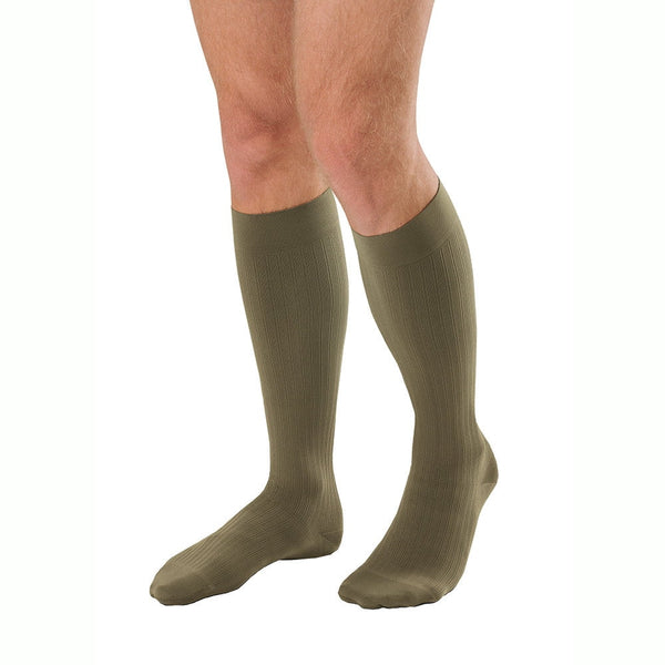 Jobst For Men Ambition SoftFit Knee High Closed Toe 30-40 Khaki Size 4