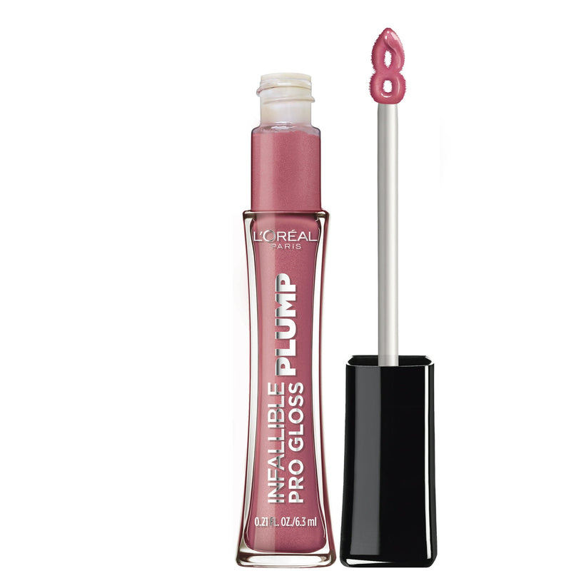Loreal Infallible Pro Gloss Plump Lip Gloss with Hyaluronic Acid Mauve 909 0.21oz