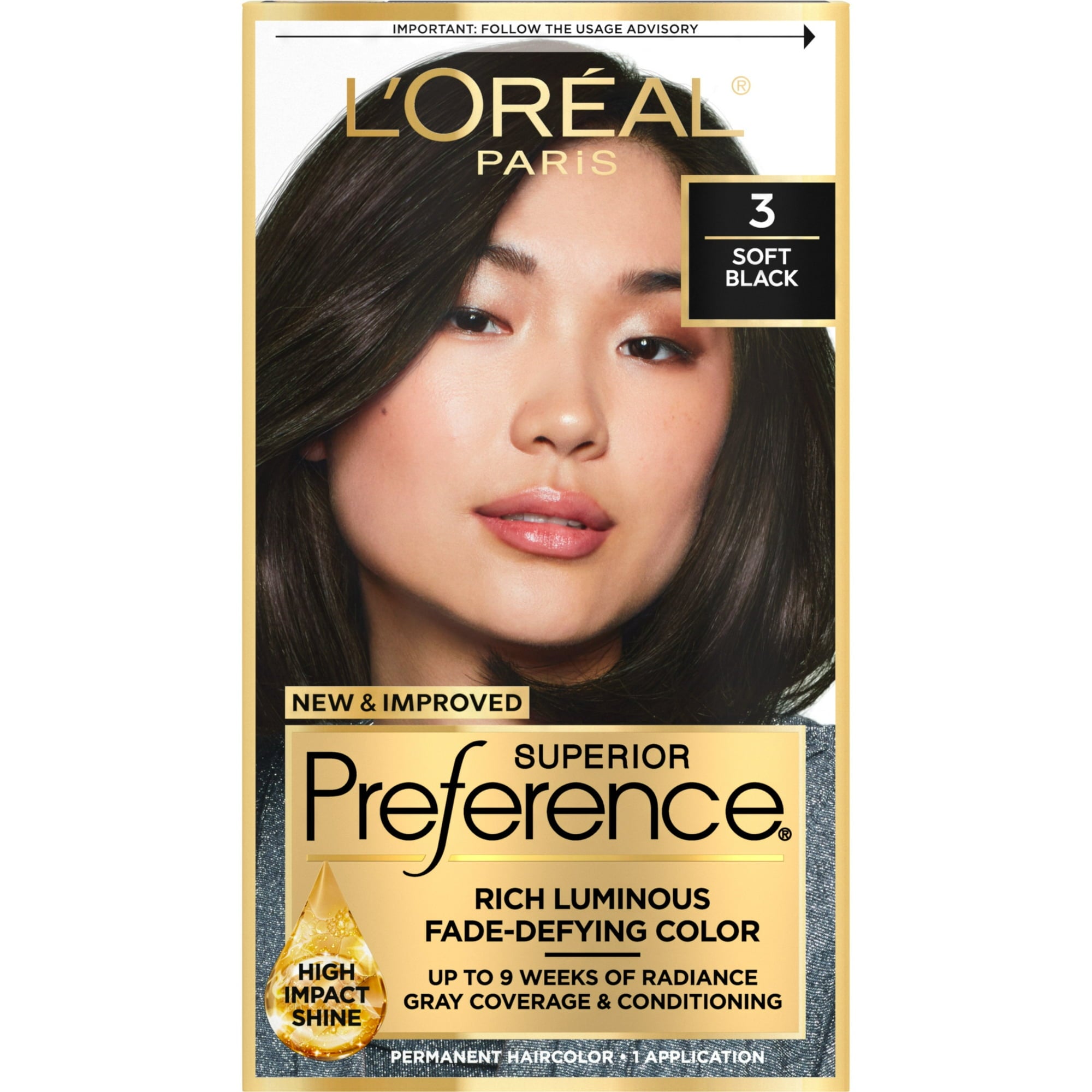 Loreal Paris Superior Preference Fade-Defying Permanent Hair Color ...