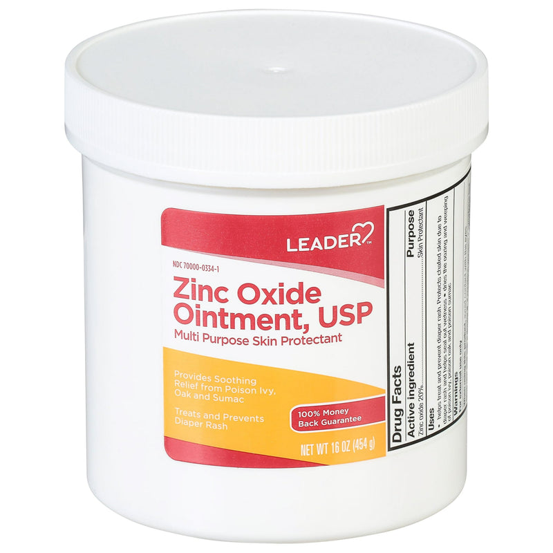 Leader Zinc Oxide Ointment USP 16Oz