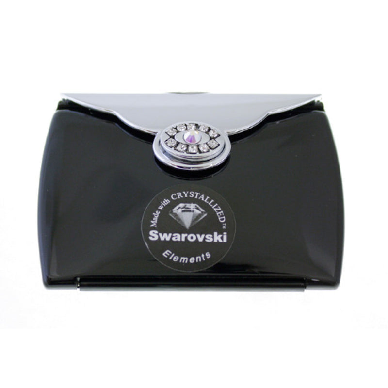 Brandon Co. Rhinestone Envelope Compact Mirror 3X M-762