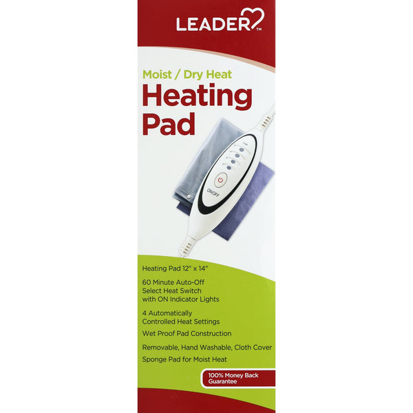 Leader Heating Pad Moist Dry Heat