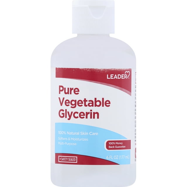 Líder Glicerina de vegetales puros USP 6 oz