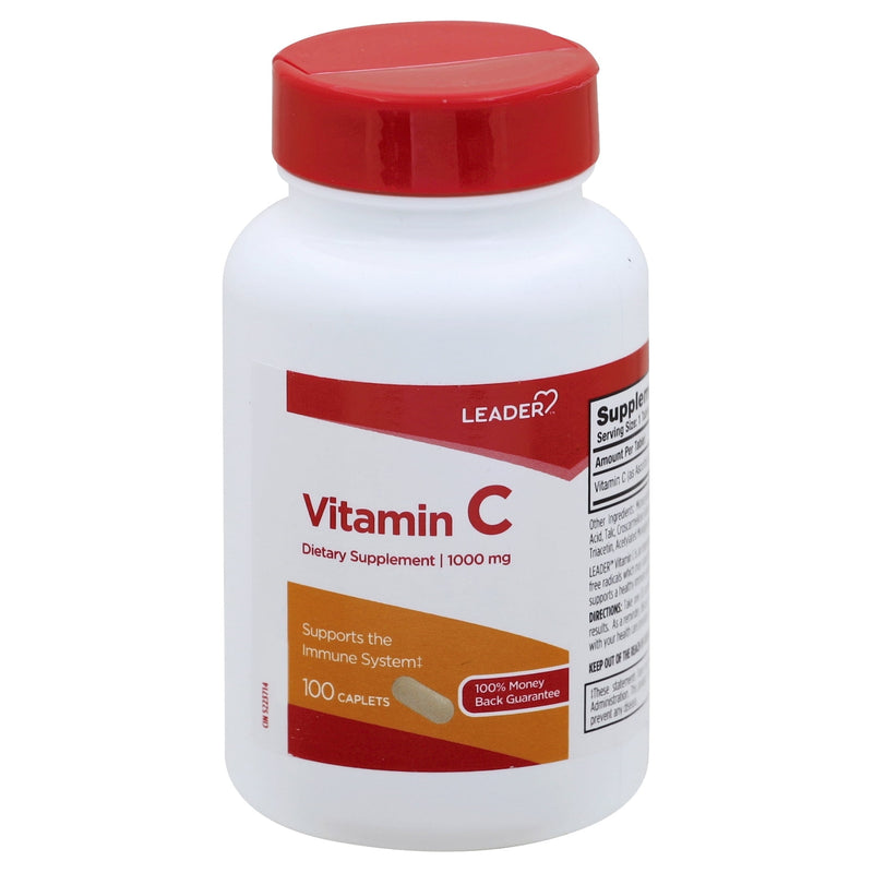 Leader Vitamin C 1000mg Caplets 100ct