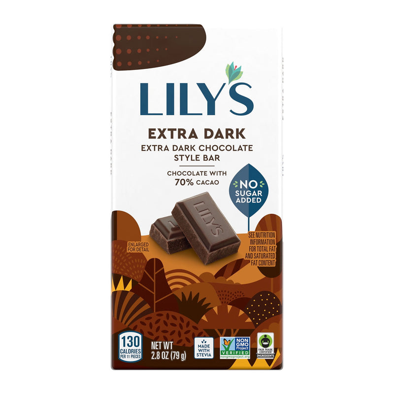 Lily's Extra Dark Chocolate 70% Cacao Bar 3oz