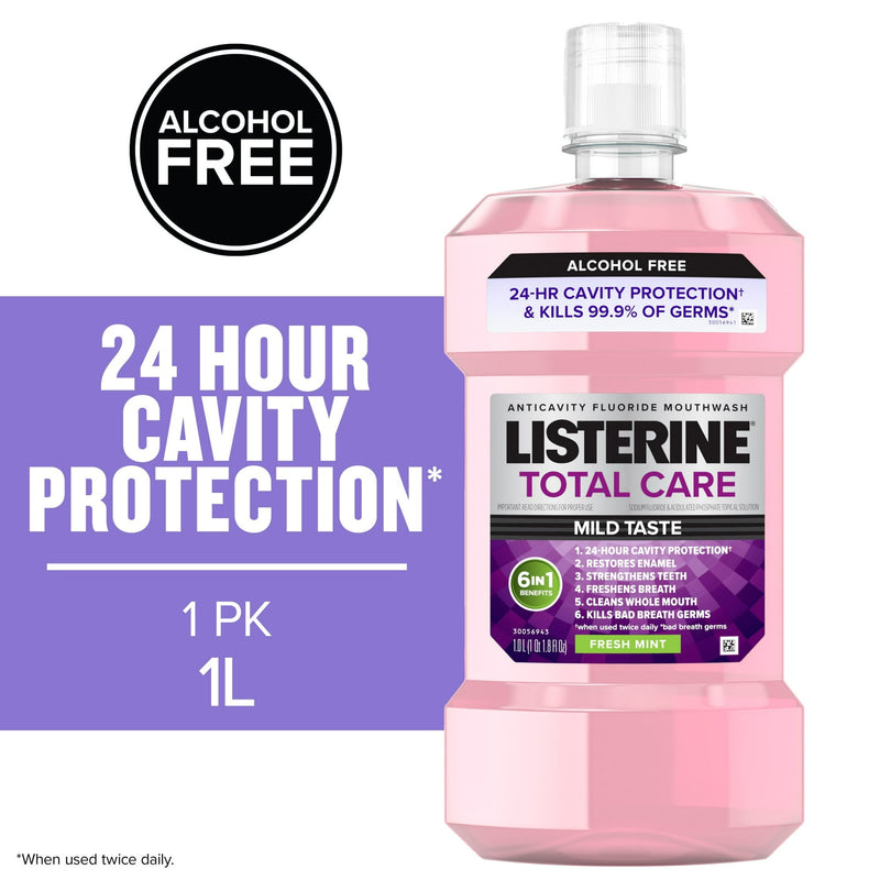 Listerine Total Care Zero Mouthwash 1Lt