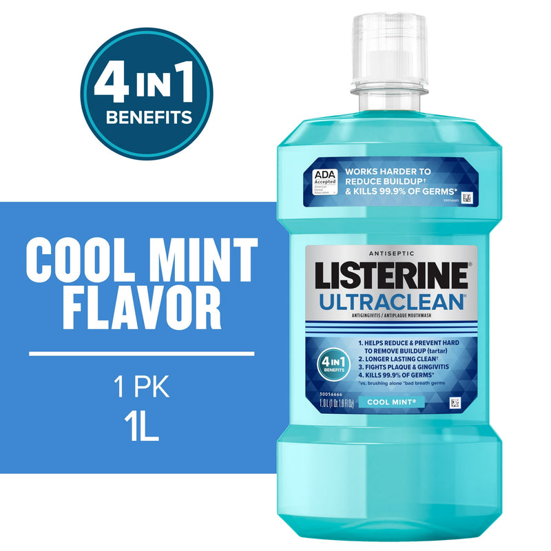 Listerine Ultraclean Mouthwash 1L