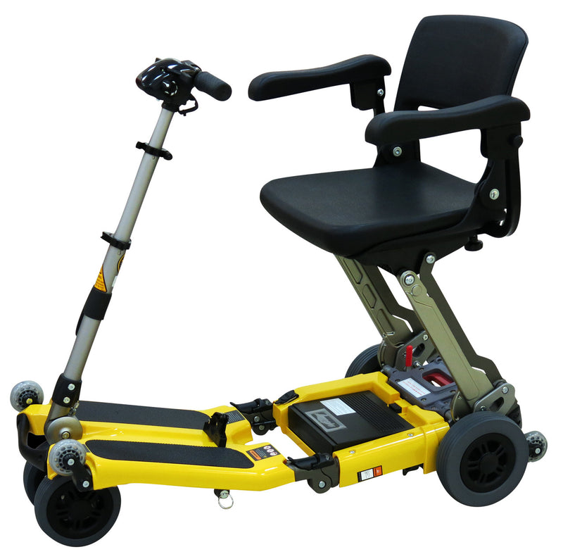 Freerider Deluxe Luggie Folding Electric Scooter Yellow
