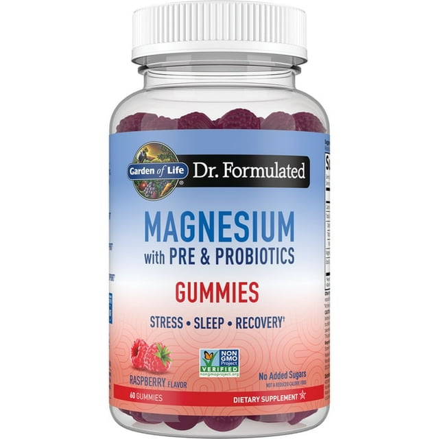 Garden Of Life Magnesium Raspberry Gummies 60ct