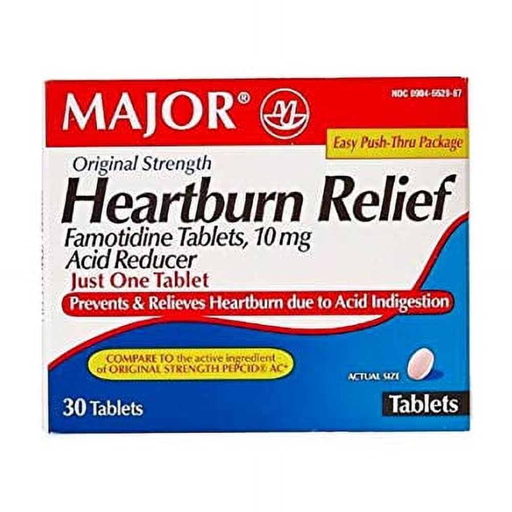Major Heartburn Relief Tablets 30ct – Locatel Health & Wellness Online ...