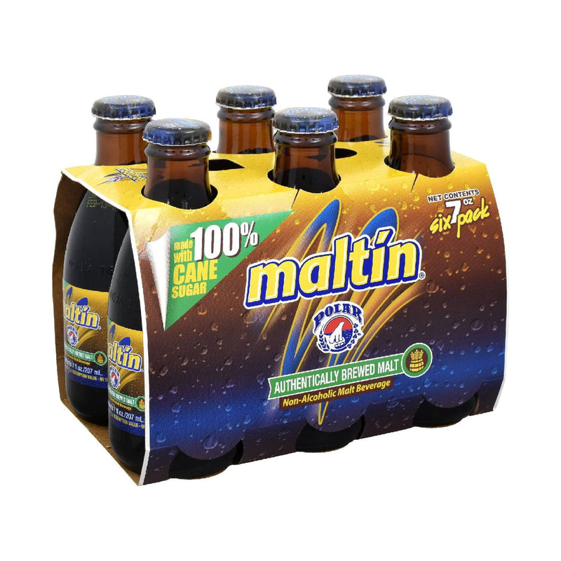 Malta Maltin Polar Bottle 7 Oz 6 Pack