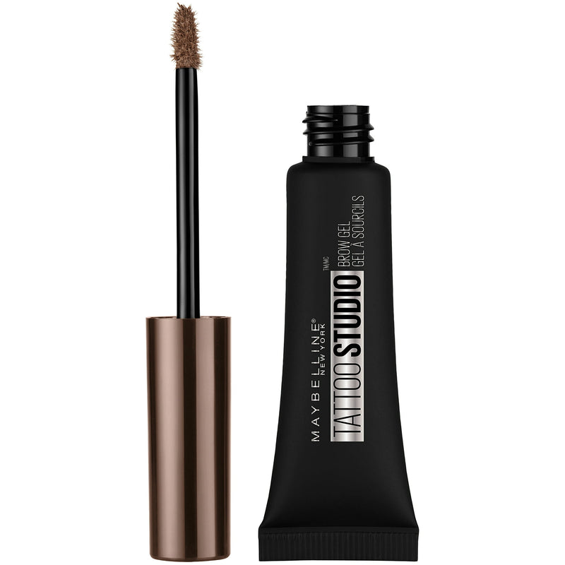 Maybelline TattooStudio Waterproof Eyebrow Gel Medium Brown 257 0.23oz