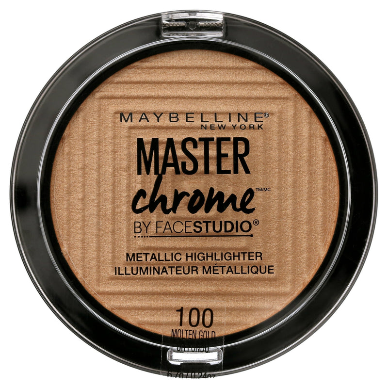 Maybelline Facestudio Master Chrome Metallic Highlighter Montel Gold 100